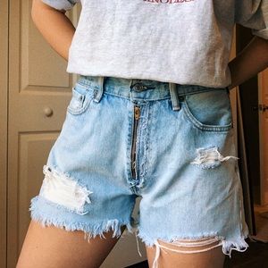 Vintage Levi’s Destroyed Shorts